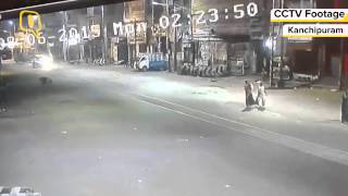 CCTV Footage: Speeding Car Crushes Mother with Son in Kanchipuram