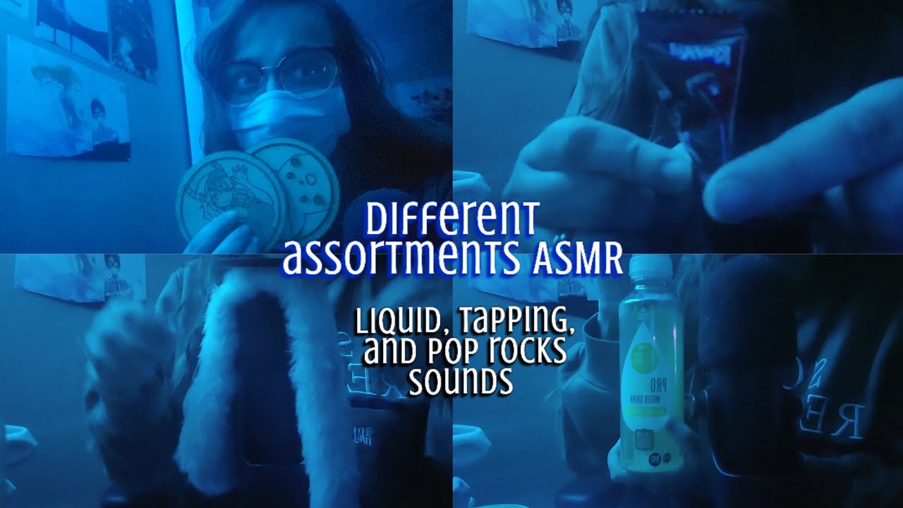 Assortment ASMR liquid, wood tapping, and Pop Rocks sounds 😴 YouTube