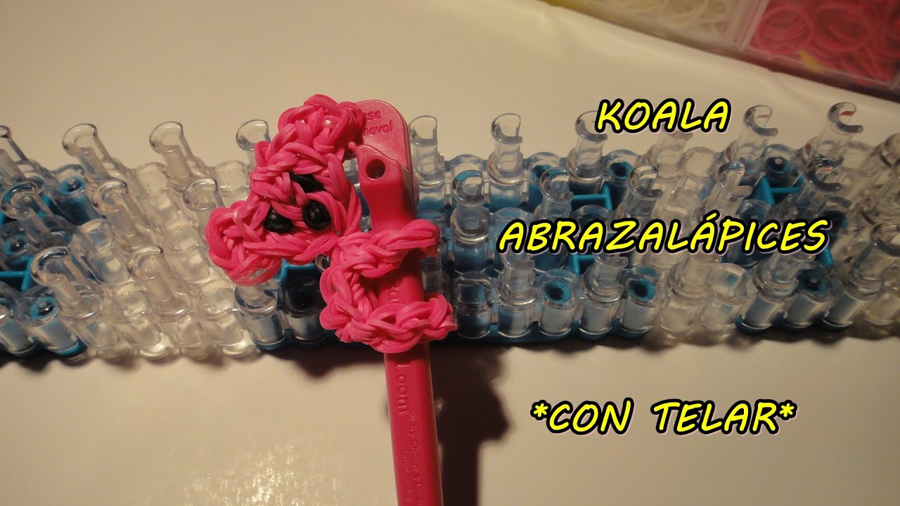 KOALA abrazalápices de gomitas con telar