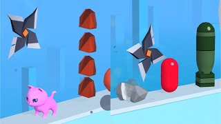 Dont Slice The Cats - Very Satisfying And Relaxing ASMR Slicing Game screenshot 3