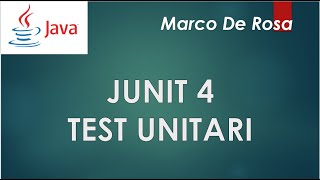 Test unitari - JUNIT4