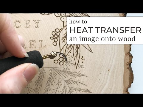 How to transfer text to wood for Pyrography – connieflowerart