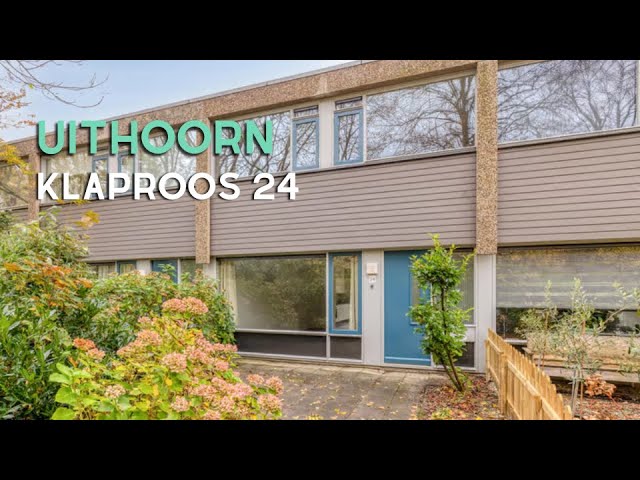 Huis te koop: Klaproos 24 te Uithoorn Digimakelaars - Woningvideo