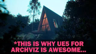 #short #WIP | UE5 Archviz Project From Scratch! Its Starting To Look Rad...