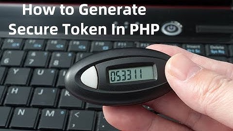 How to generate secure Token in PHP
