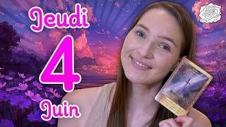 🪽FIN DES SCHÉMAS RÉPÉTITIFS, UN NOUVEAU DÉPART AU NIVEAU AMOUREUX ! TIRAGE DU JOUR - JEUDI 4 JUIN 