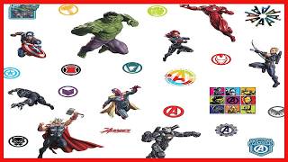 Transform Your Space with Classic Avengers Peel and Stick Wall Decals