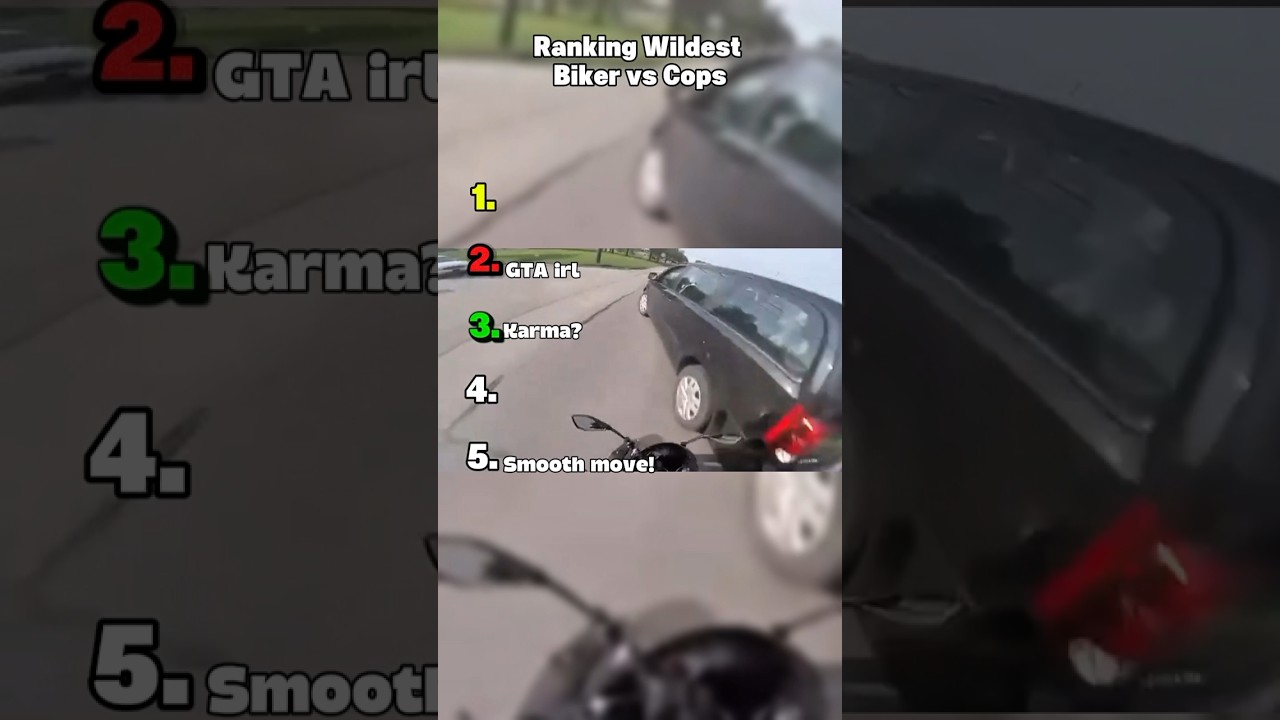 Ranking Wildest Biker vs Cops#bikelife#cops#biker