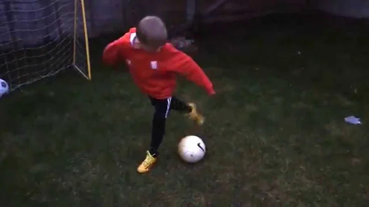 Jake's football skills for kids - the okocha flick tutorial