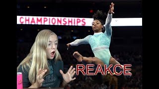 REAKCE - SIMON BILES GYMNASTICS CHAMPIONSHIP 2018 /LEA