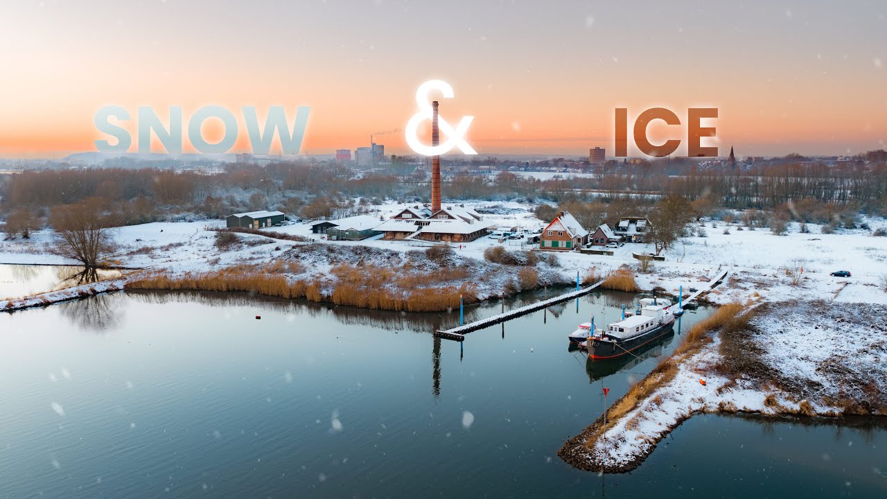 Snow & Ice | Wageningen | Cinematic drone video