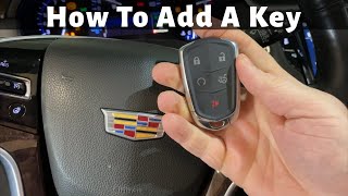 2013  2016 Cadillac XTS How To Program A Remote Key Fob  How To Add Smart Keys