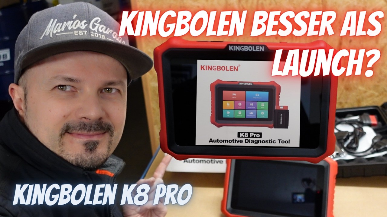 Kingbolen K8 Pro - der vermutlich beste OBD Tester  / Rabattcode in der Beschreibung