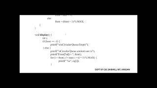 Data Structures Lab (BCSL305) Program 6 ,Dept.of CSE(AI&ML),RIT Hassan