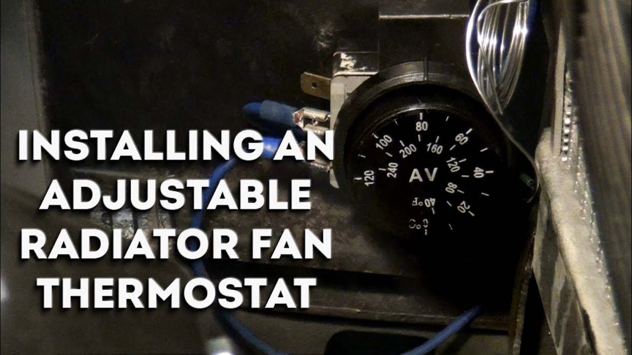 Installing an Adjustable Radiator Fan Thermostat 19471953 Chevy