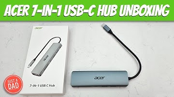 Acer 7-in-1 USB-C Hub UNBOXING