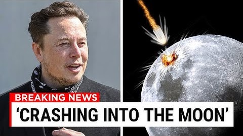 Elon Musk Reveals His SpaceX Falcon 9 Rocket Will CRASH Into The MOON!