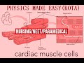 HUMAN MUSCLE TISSUE; CARDIAC MUSCLE; SMOOTH MUSCLE; NERVOUS TISSUE; MYELIN SHEATH FOR NEET- 2;