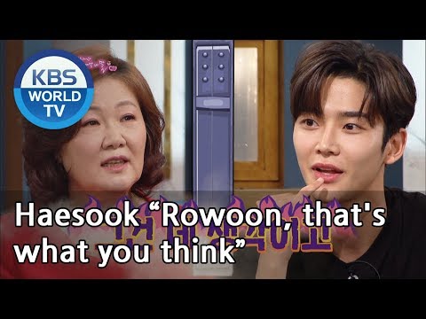 If the mother-in-law is Hasook and the husband is Rowoon[Happy Together/2019.05.02]