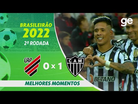 ATHLETICO-PR 0 X 1 ATLÉTICO-MG | MELHORES MOMENTOS | 2ª RODADA BRASILEIRÃO 2022 | ge.globo