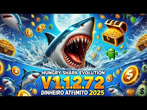 HUNGRY SHARK EVOLUTION APK MOD DINHEIRO INFINITO ATUALIZADO 2025 - YouTube