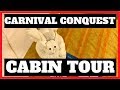 Carnival Conquest Inside Stateroom Tour (2018) Carnival Conquest Inside Stateroom Tour (2018)