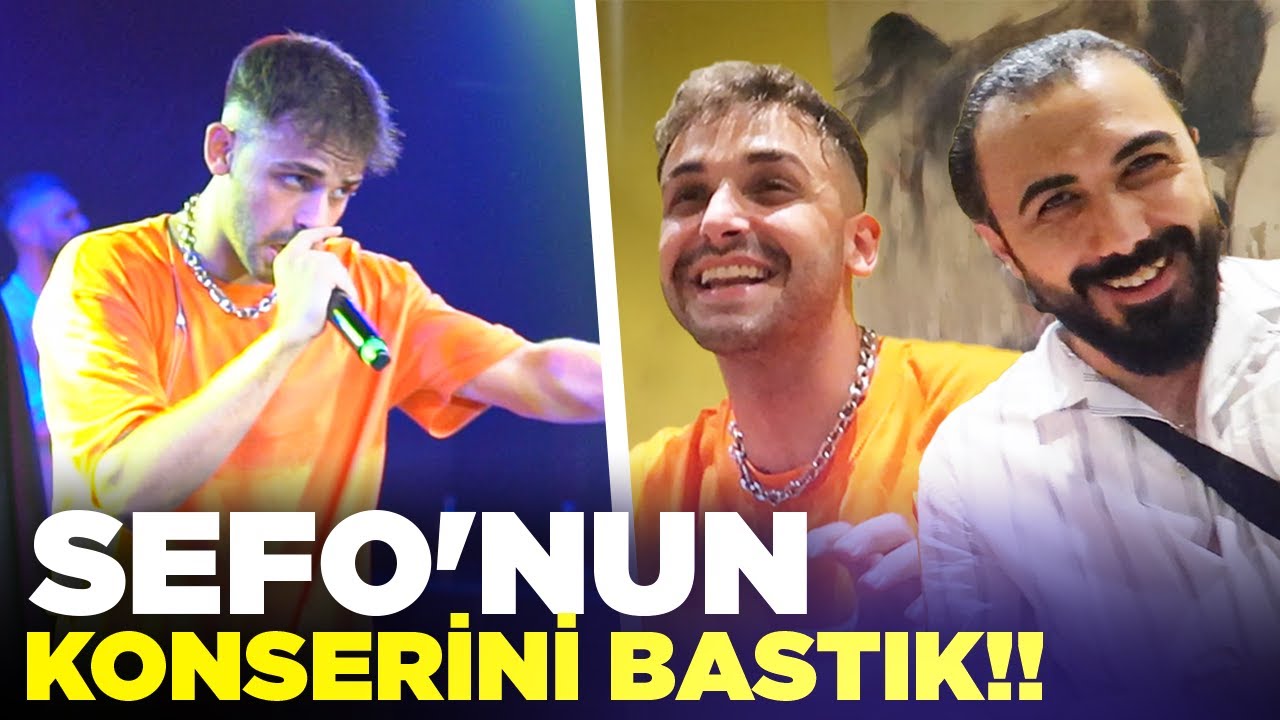 EKİPLE SEFO'NUN KONSERİNİ BASTIK!! 😱 EFSANE KONSER!!