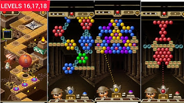 BUBBLE SHOOTER ORIGINAL, Mobile game gameplay, Android game  gameplay, P 16,17,18