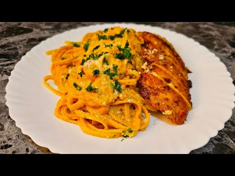 Garlic Parmesan Chicken Pasta
