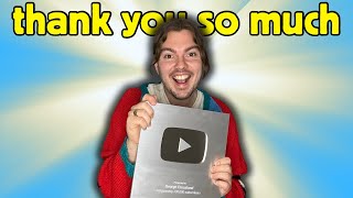 100K SILVER PLAY BUTTON! (i cried..)