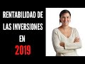 +30% de retorno: rentabilidad de inversiones en 2019