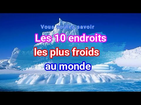 Vidéo: Quel Est Le Nom Du Lac Le Plus Froid