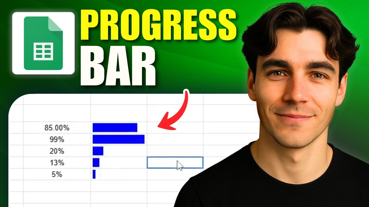 How To Create Progress Bars In Google Sheets (Tutorial 2026) - YouTube