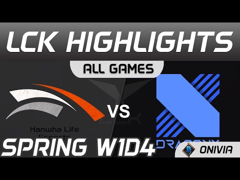 HLE vs DRX Highlights ALL GAMES LCK Spring Season 2021 W1D4 Hanwha Life Esports vs DragonX by Onivia