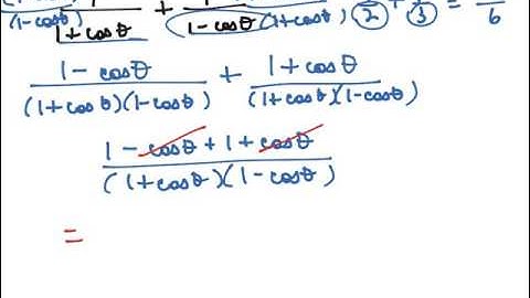 Ls2.1 Video 8: Common Denominator in a Trig Identity