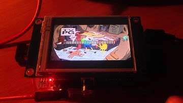 Raspberry PI with custom made LCD display.