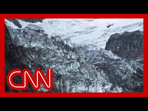 Giant ice chunk from glacier sparks forces evacuations