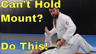 How To Stop Losing Mount Position in BJJ (2 Fundamental Adjustments)