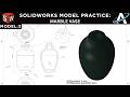 SolidWorks Revolve Practice | Model a Vase Step-by-Step(Model 3)