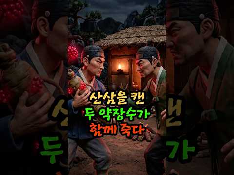 산삼을 캔 두 약장수가 함께 죽다 | 야담·민담·전설·설화·옛날이야기·옛날동화·고전소설·오디오북 #조선시대 #야담 #민담 #옛날이야기 #오디오북 #드라마