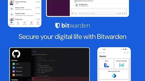 Bitwarden Password Security: At work, at home, on the go!