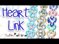 NEW Heart Link Rainbow Loom Bracelet Tutorial | How To