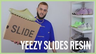 yeezy slide resin mens