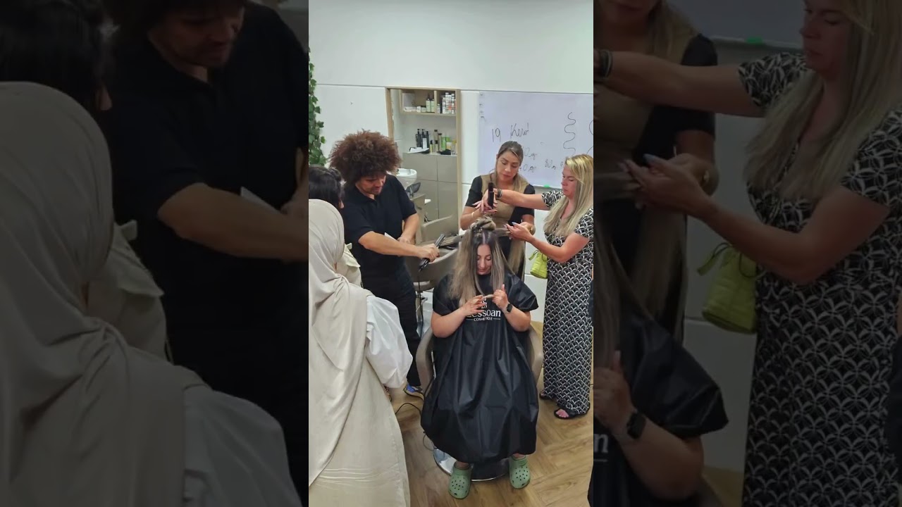 Lessoan Launch at Fran&ccedil;a&Smits #hairbotox #kapper #keratintreatment #beauty #haircare #salon