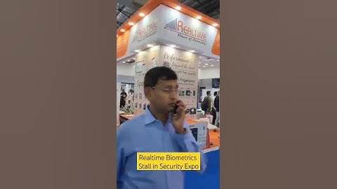 Real-time Biometrics Participated in Security Expo | TeamARC #securitysolutions #biometrix #real