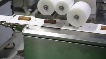 Double filling encrusting machine filled bar making machine cookies machine