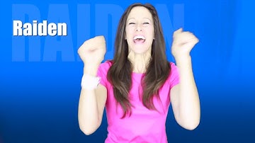 Learn to Spell RAIDEN Toddler Song | Learn to Talk with Patty Shukla