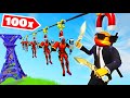 Самые НЕОБЫЧНЫЕ ИГРЫ в Фортнайт! - 100 Игроков СОШЛИ С УМА!