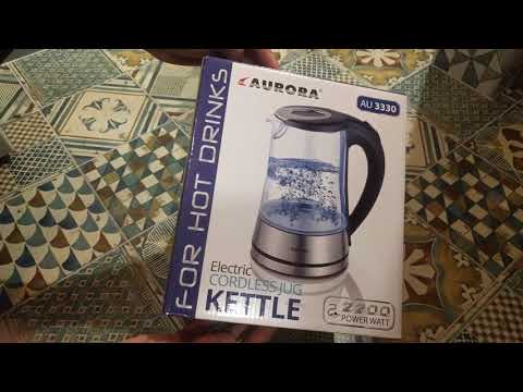 Розпакування Електрочайник Aurora au 3330 з Rozetka.com.ua
