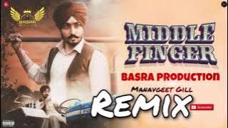Middle Finger (Official Video) ManavGeet Gill | Remix | Basra Production | Latest Punjabi Song 2021